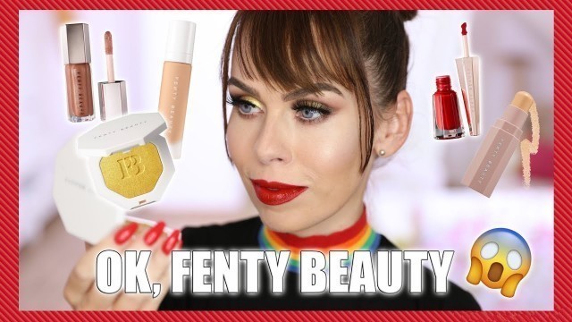 'JSEM V ŠOKU! ZKOUŠÍM MAKEUP OD RIHANNY FENTY BEAUTY 