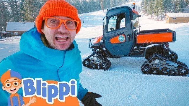 'Blippi Visits A Ski Hill | Educational Videos For Kids'