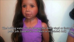 'Doll Hair Repair 2 Week Update: with life sized doll Sixx (Masterpiece Dolls)'