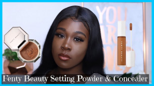 'NEW FENTY BEAUTY BY RIHANNA PRO FILT\'R INSTANT RETOUCH SETTING POWDER & CONCEALER'