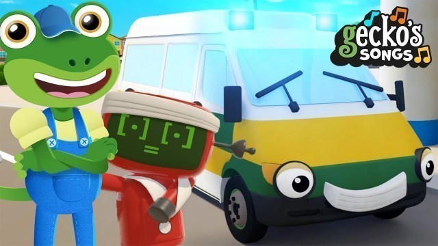 'Amber The Ambulance To The Rescue!｜Gecko\'s Garage｜Truck Cartoon For Kids｜Music For Children'