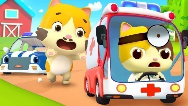 'Go! Doctor and Ambulance | Police Cartoon, Doctor Cartoon | Nursery Rhymes | Kids Songs | BabyBus'