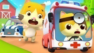 'Go! Doctor and Ambulance | Police Cartoon, Doctor Cartoon | Nursery Rhymes | Kids Songs | BabyBus'