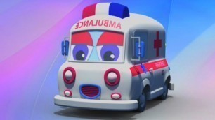 'pembentukan ambulans dan penggunaan | belajar formasi | kendaraan anak-anak | Ambulance | Kids Video'