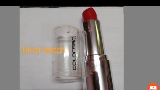 'Colour Bar valvet matte lipstick review & swatches/peach 