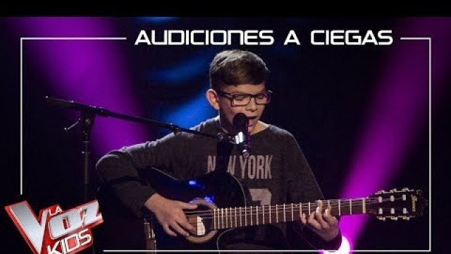 'Salvador Bermúdez canta \'Al alba\' | Audiciones a ciegas | La Voz Kids Antena 3 2019'