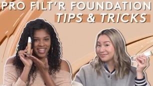 'FENTY BEAUTY PRO FILT\'R FOUNDATION TIPS AND TRICKS'