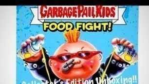 'Garbage Pail Kids Food Fight Series 1 Collector’s Edition Unboxing! What’s wrong with this box?!'