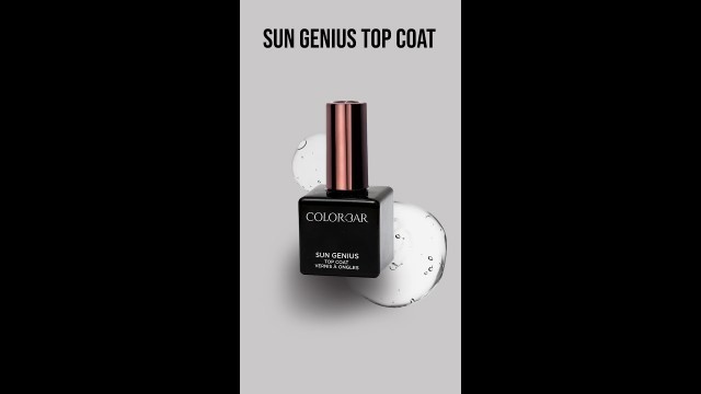 'How to apply Sun Genius Top Coat | Nail Art | Colorbar Cosmetics'