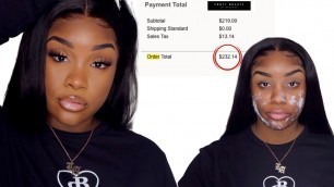 'FULL FACE OF FENTY BEAUTY $200 | Soft Glam Woc'