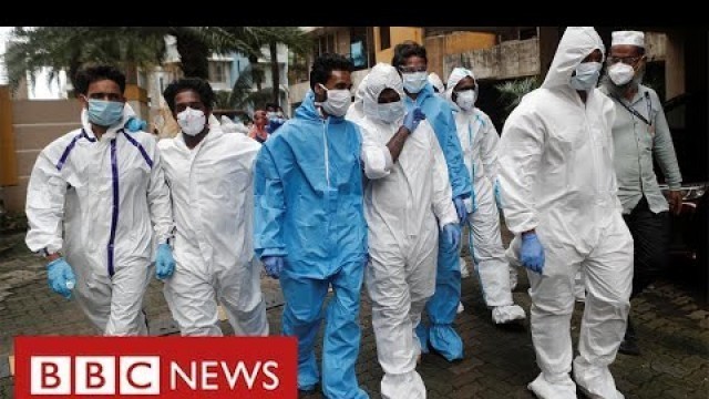 'India facing coronavirus crisis with healthcare facilities under huge pressure - BBC News'