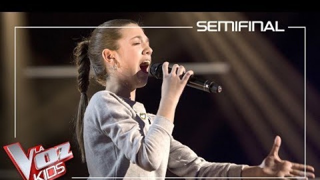 'Patricia García canta \'A que no me dejas\' | Semifinal | La Voz Kids Antena 3 2019'