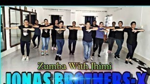 'Jonas Brothers - X | Feat. Karol G | Beginner Level Zumba Fitness | Zumba with Jhimi | FSDA'