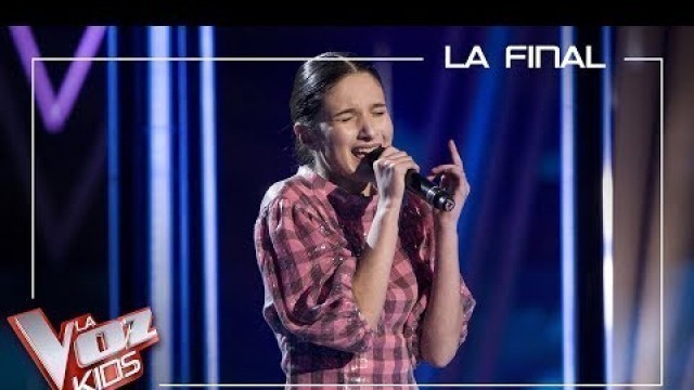 'Irene Gil canta \'Love on the brain\' | Final | La Voz Kids Antena 3 2019'