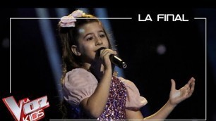 'Nazaret Moreno canta \'90 minutos\' | Final | La Voz Kids Antena 3 2021'