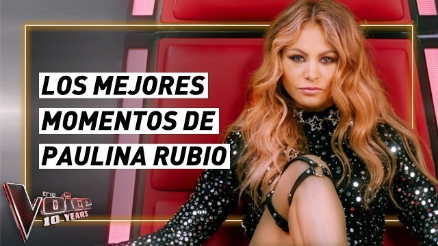 'Los MEJORES MOMENTOS de PAULINA RUBIO como coach en La Voz & La Voz Kids'