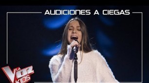 'Laura Valle canta \'I will be\' | Audiciones a ciegas | La Voz Kids Antena 3 2019'