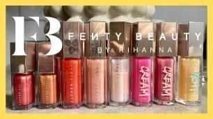 'GLOSS BOMBS, HEAT, CREAM REVIEW ON FAIR SKIN [FENTY BEAUTY]'