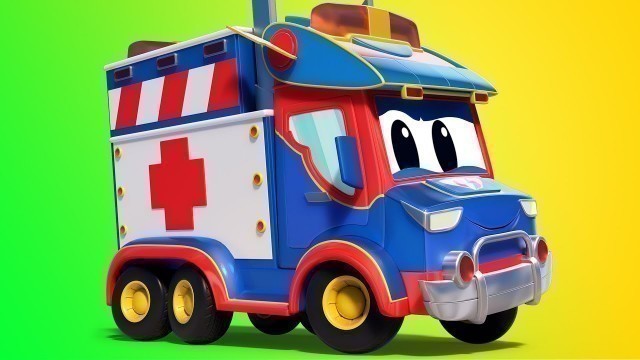 'Trucks videos for kids - The SUPER AMBULANCE for children - Super Truck in Car City !'