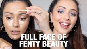 'FULL FACE OF FENTY MAKEUP TUTORIAL [ FENTY FACE ] REAL SKIN + NO FILTER  | KAUSHAL BEAUTY'