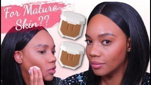 'Fenty Beauty Powder Foundation Review + My BEST TIPS for Powder foundation on Mature Skin'