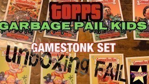 'TOPPS Garbage Pail Kids, Gamestonk Set. Unboxing disappointment!!!'