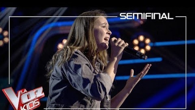 'María Expósito cantan \'Believe\' | Semifinal | La Voz Kids Antena 3 2019'