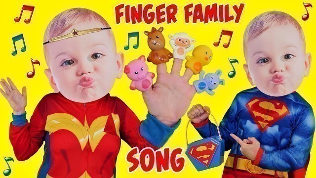 'Finger Family Kids Songs Remix for Children Baby Superheroes Sing Along Song for Kids'