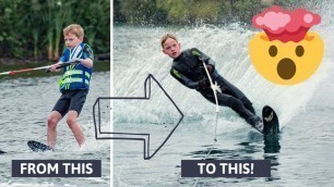 'INSANE ONE YEAR WATER SKI PROGRESSION!'