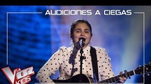 'Isabel Marsal canta \'Borracha de amor\' | Audiciones a ciegas | La Voz Kids Antena 3 2019'