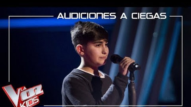 'Marcos Díaz canta \'Stone cold\' | Audiciones a ciegas | La Voz Kids Antena 3 2019'