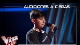 'Marcos Díaz canta \'Stone cold\' | Audiciones a ciegas | La Voz Kids Antena 3 2019'