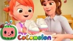 'Tie Your Shoes Song | CoComelon Nursery Rhymes & Kids Songs'