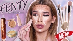 'FULL FACE Testing FENTY BEAUTY... is it Worth the HYPE?'