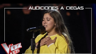 'Rocío Avilés canta \'No te pude retener\' | Audiciones a ciegas | La Voz Kids Antena 3 2021'