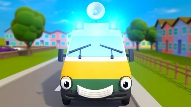 'Ambulance Songs For Kids | Street Vehicles | Gecko\'s Garage'