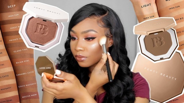 'FENTY BEAUTY BRONZERS (COCO NAUGHTY + CARAMEL CUTIE) REVIEW | Kathryn Bedell'