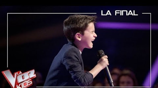 'Daniel García canta \'Te espero aquí\' | Final | La Voz Kids Antena 3 2019'