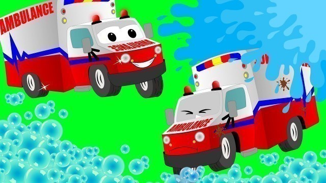 'Ambulance Car Wash | videos for kids'