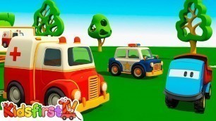 'Leo the Truck & the Ambulance. Kids\' cartoon.'