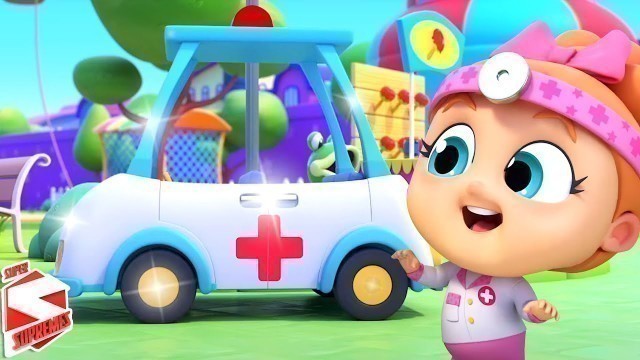 'Wheels On The Ambulance + More Kids Nursery Rhymes And Cartoon Videos'