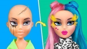 'Doll Makeup and Hairstyle Ideas / 6 DIY Barbie Hacks and Crafts'