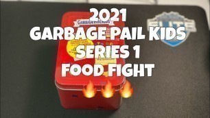 '2021 TOPPS GARBAGE PAIL KIDS SERIES 1 FOOD FIGHT VALUE BOX 