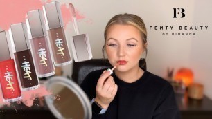 'New Gloss Bomb Heat Shades | Fenty Beauty Swatches'