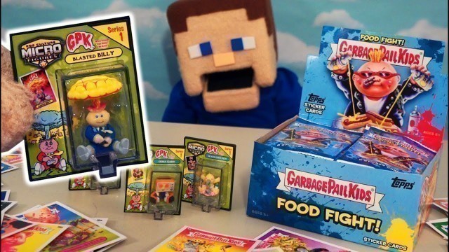 'Garbage Pail Kids Micro Figures, Food Fight 2021 Topps Cards Set'