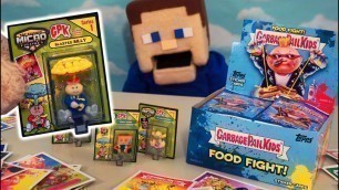 'Garbage Pail Kids Micro Figures, Food Fight 2021 Topps Cards Set'