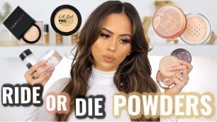 'BEST PRESSED & BAKING - LOOSE POWDERS TO SPEND YOUR MONEY ON 