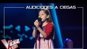 'Alison Fernández canta \'Ya te olvidé\' | Audiciones a ciegas | La Voz Kids Antena 3 2021'