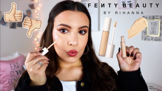 'FENTY BEAUTY PRO FILT\'R CONCEALER REVIEW + 10 Hour Wear Test | Shade 185 | Jackie Ann'