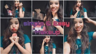 '|| Quick & Easy  Makeup  tutorial ||  Khushi patra || Miss.b3bo ||'